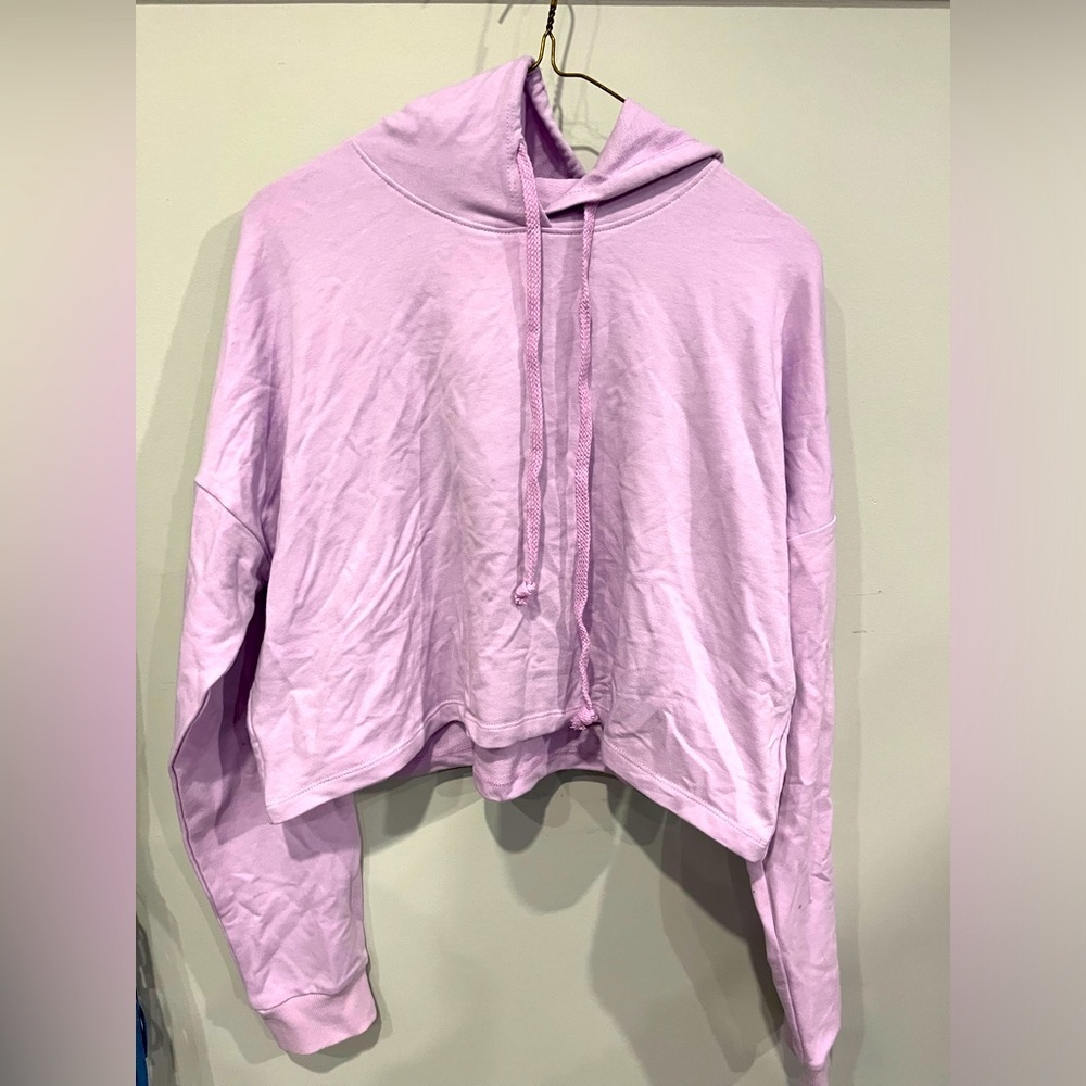 Purple crop fit size small